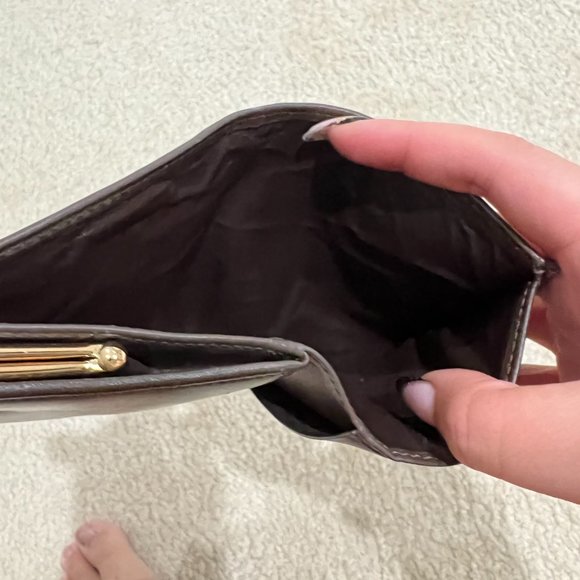 Burberry Nova Check Monogram Kiss Lock Wallet - Picture 6 of 10